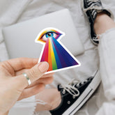 3PCS Eyes Rainbow LGBT 3" Sticker, Rainbow Gay Pride Sticker, Gay Stickers, LGBT, LGBTQ Pride Stickers for Laptop Water Bottle Car Phone Helmet Window Kindle Notebook